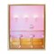 Stupell Industries Pink Retro Dessert Parlor Floating Frame, design by LISH Creative
